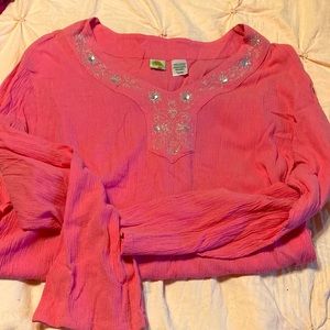 Islander Crinkle Top Lg